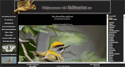 Desktop Screenshot of falknatur.se