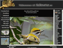 Tablet Screenshot of falknatur.se